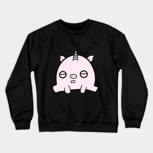 Sleepy pigacorn Crewneck Sweatshirt